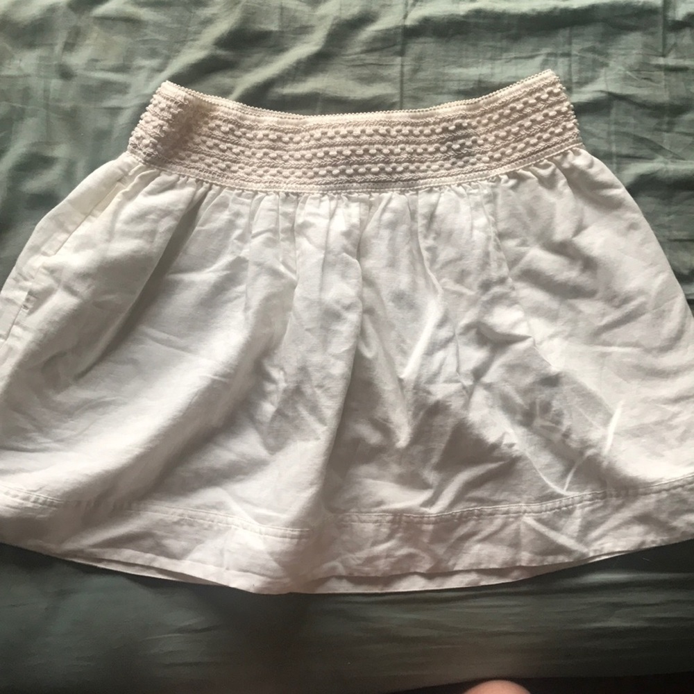 White Jcrew skirt
